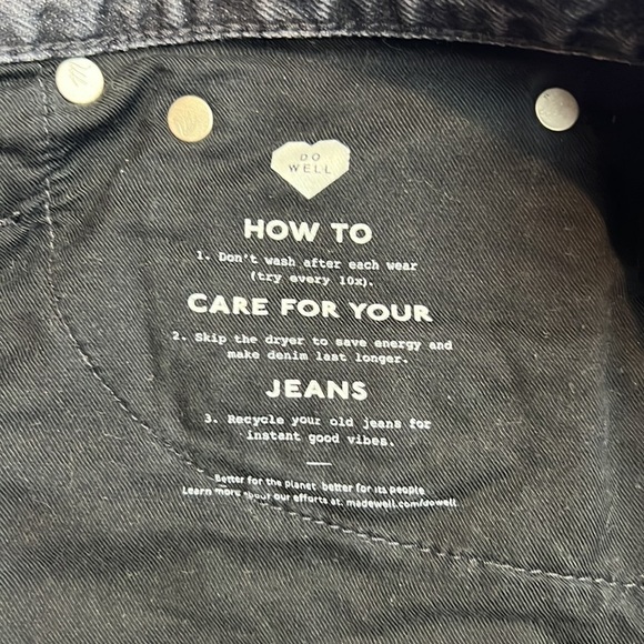 Madewell hi rise buttonFly  frayed denim shorts - Picture 6 of 9